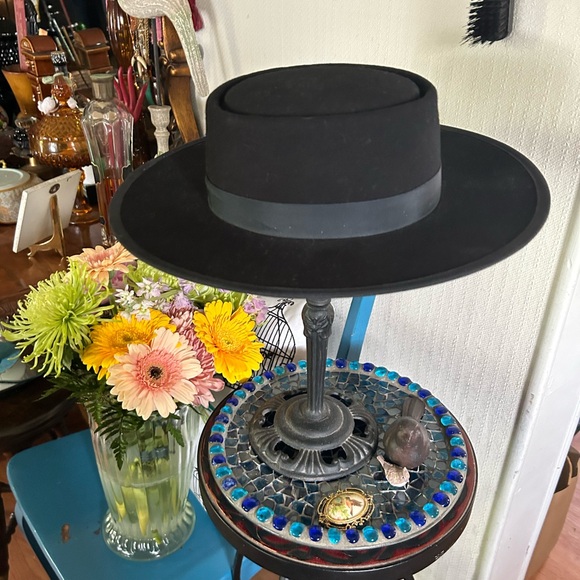 Vintage 100% Wool Felt Pork Pie Hat - Picture 4 of 9